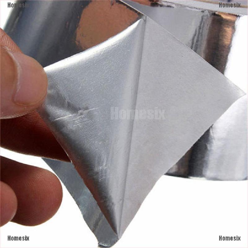 [zHMSI] 5cm*17m Useful Aluminium Foil Adhesive Sealing Tape Thermal Resist Duct Repairs Tape TYU