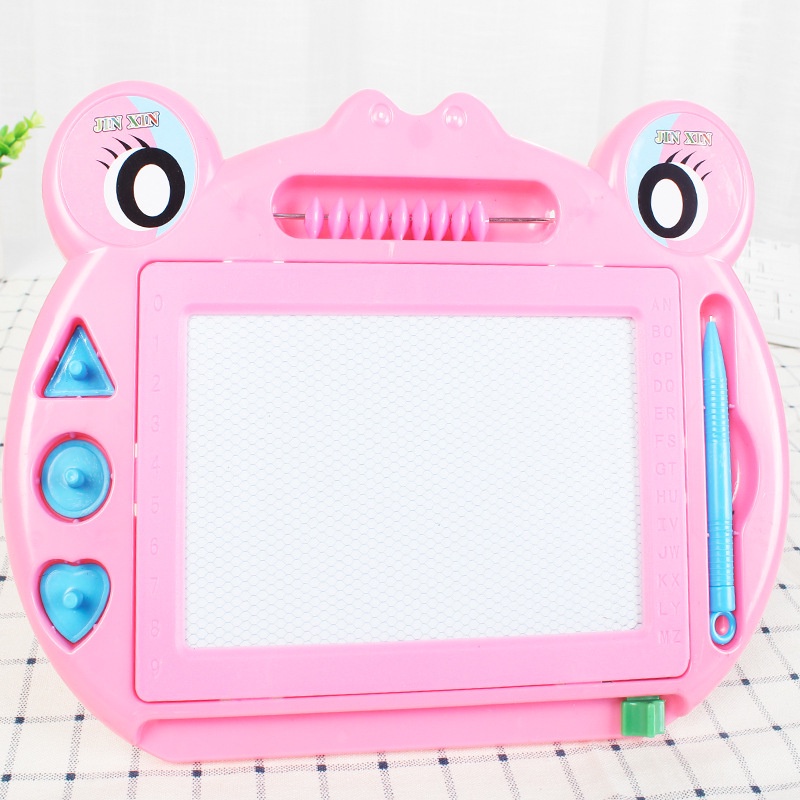 Bảng vẽ từ tính kèm bút cho bé tập vẽ, bảng xoá nam châm tiện lợi  Kumi toys