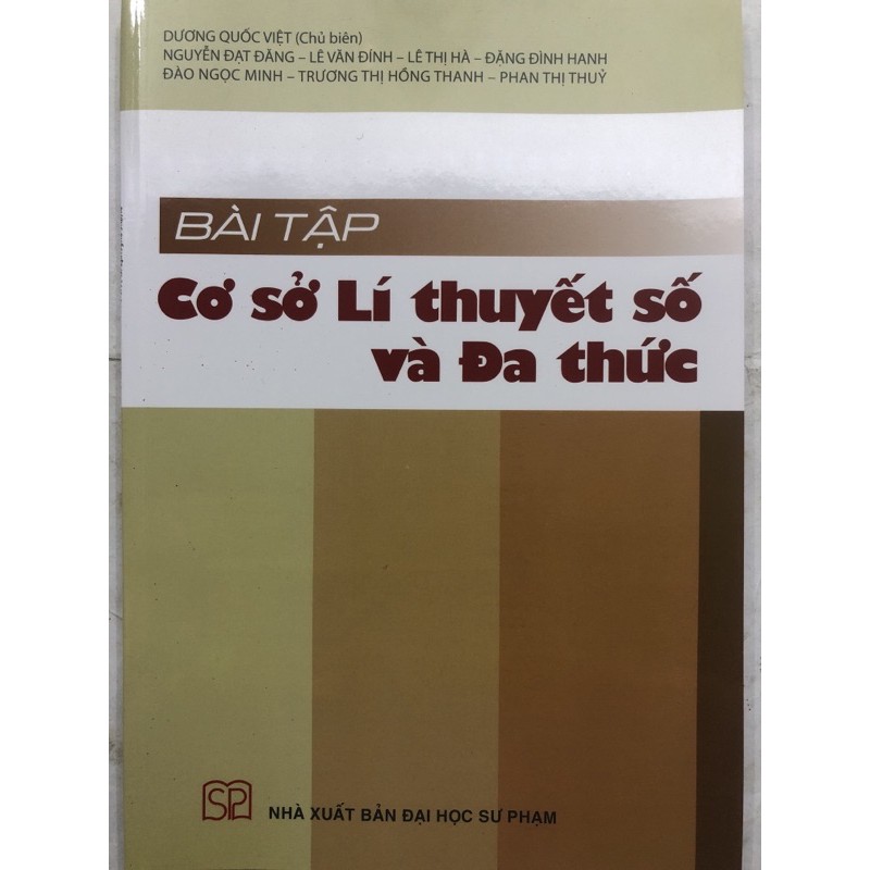 Sách - Bài tập Cơ sở Lí thuyết số và Đa thức