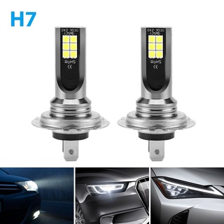 2 bóng đèn pha LED H7 6W 1000LM 6000K
