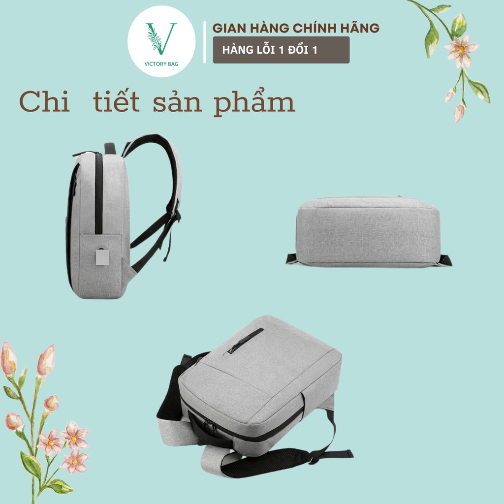 🎒Balo nam đựng laptop 13inch, 14inch, 15,6inch nhỏ gọn, balo đi làm nam nữ, đi học cho học sinh, sinh viên 🎒 - BL-016