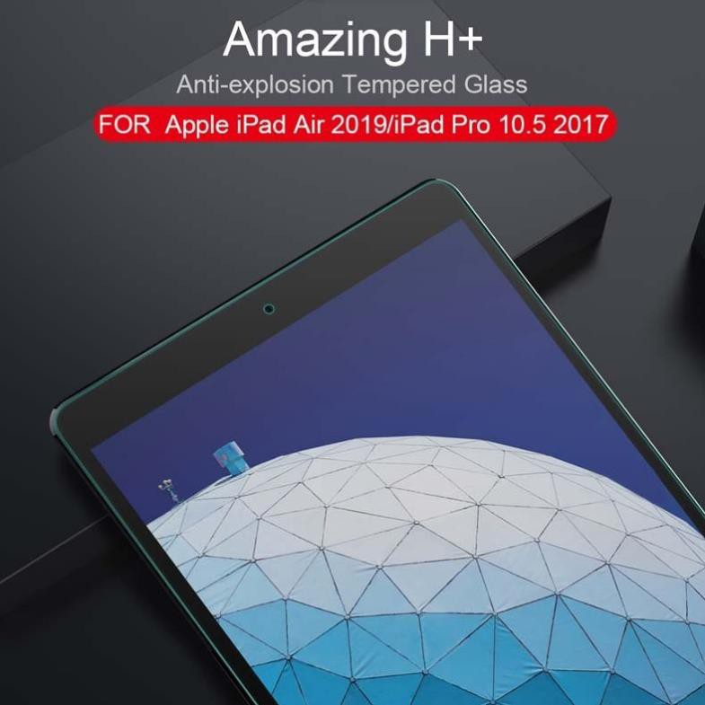 [BH 1 ĐỒI 1] Miếng dán màn hình kính cường lực cho iPad Pro 10.5 2017 hiệu Nillkin Amazing H+ Pro - Hàng chính hãng