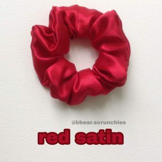 Dây cột tóc Scrunchies phi bóng (satin)