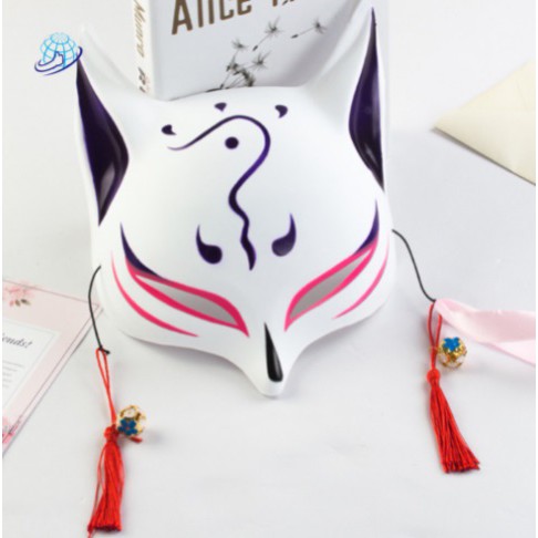 💥HÀNG CÓ SẴN💥 Mặt Nạ 6 kiểu Hóa Trang Nửa Mặt Hình Cáo Vẽ Tay Mặt Nạ mẫu Hồ Ly Tinh Cáo Phối Tua Rua  💥 001575