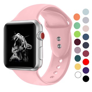 Dây đeo bằng silicon dành cho đồng hồ thông minh Apple Watch Band 4 3 iWatch 38mm 40mm 42mm 44mm