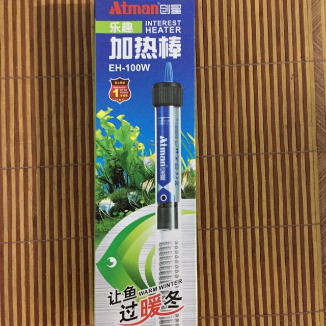 Sưởi bể cá Atman 100W