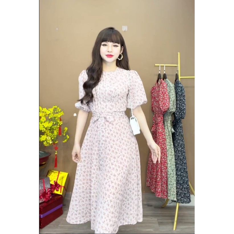 Monoco- váy hoa xếp ly ngực- 8416 | BigBuy360 - bigbuy360.vn