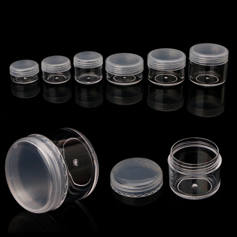 Hộp nhựa mini đựng kem trang điểm tiện dụng