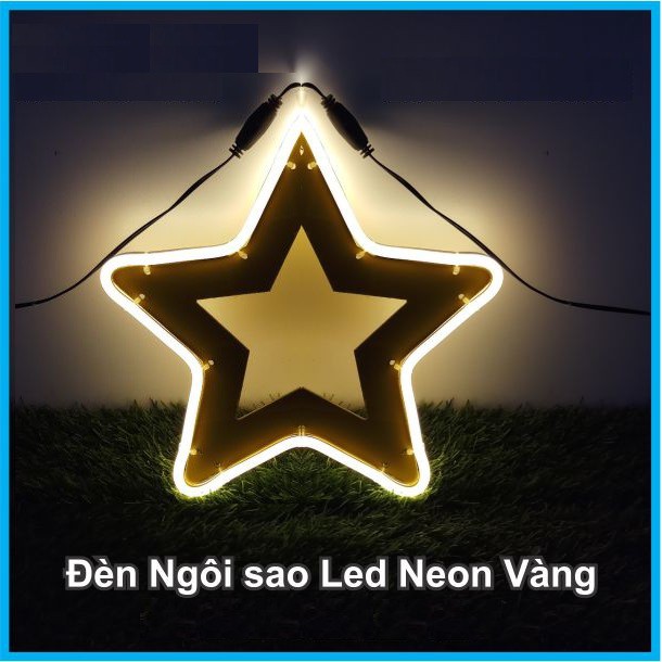 Đèn Led Neon Ngôi Sao 30x30 Màu Giao Ngẫu Nhiên