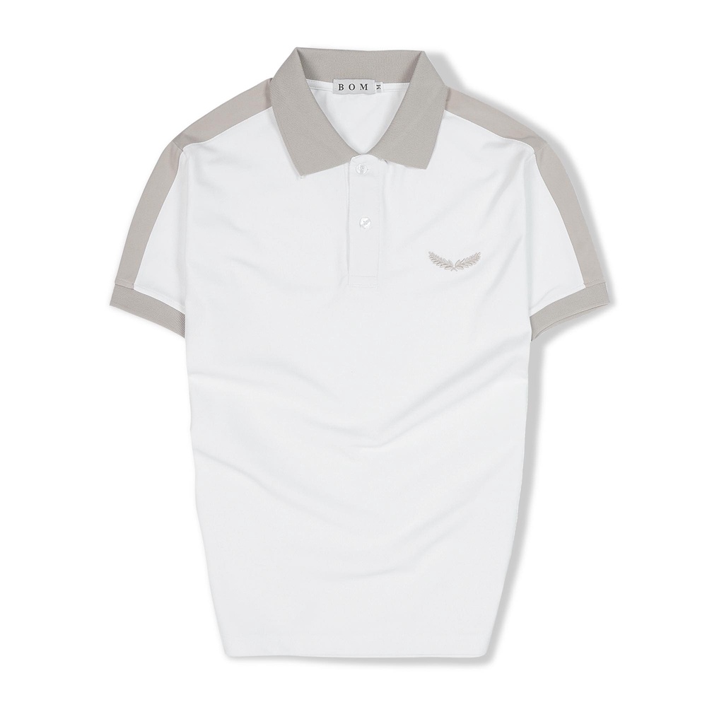 ÁO THUN POLO NAM CỔ BẺ HỌA TIẾT THÊU VẢI CÁ SẤU COTTON CAO CẤP