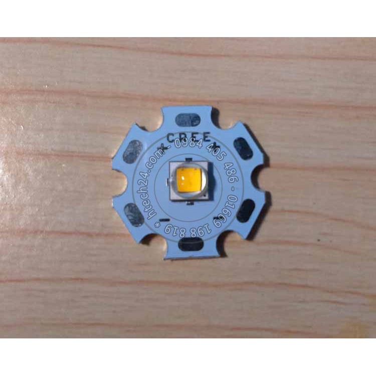 Bóng led Cree XML2 20mm, 16mm chính hãng<ánh sáng vàng>