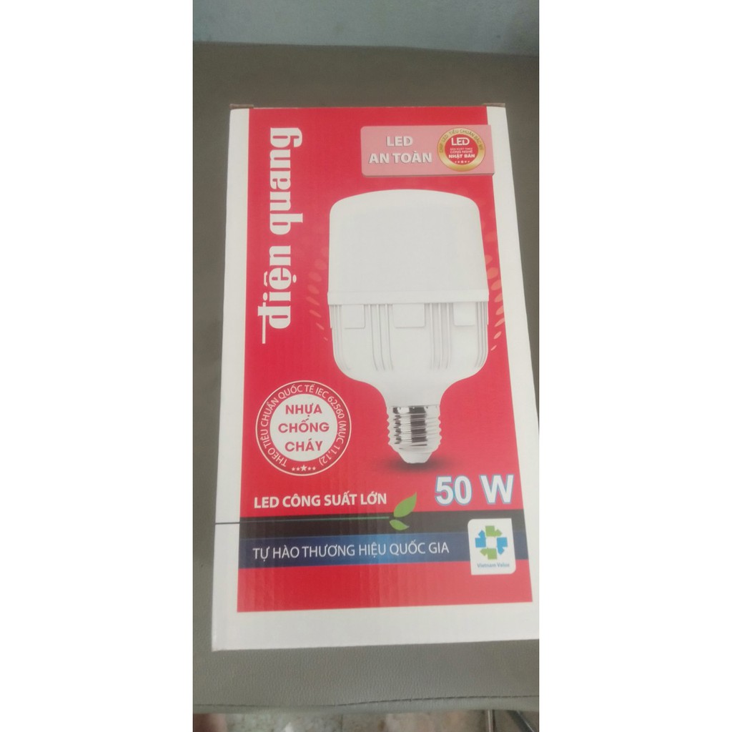 Bóng đèn led  điện quang siêu sáng cao cấp công suất lớn 50w,40w. siêu tiết kiệm điện chống cháy nổ hàng chính hãng