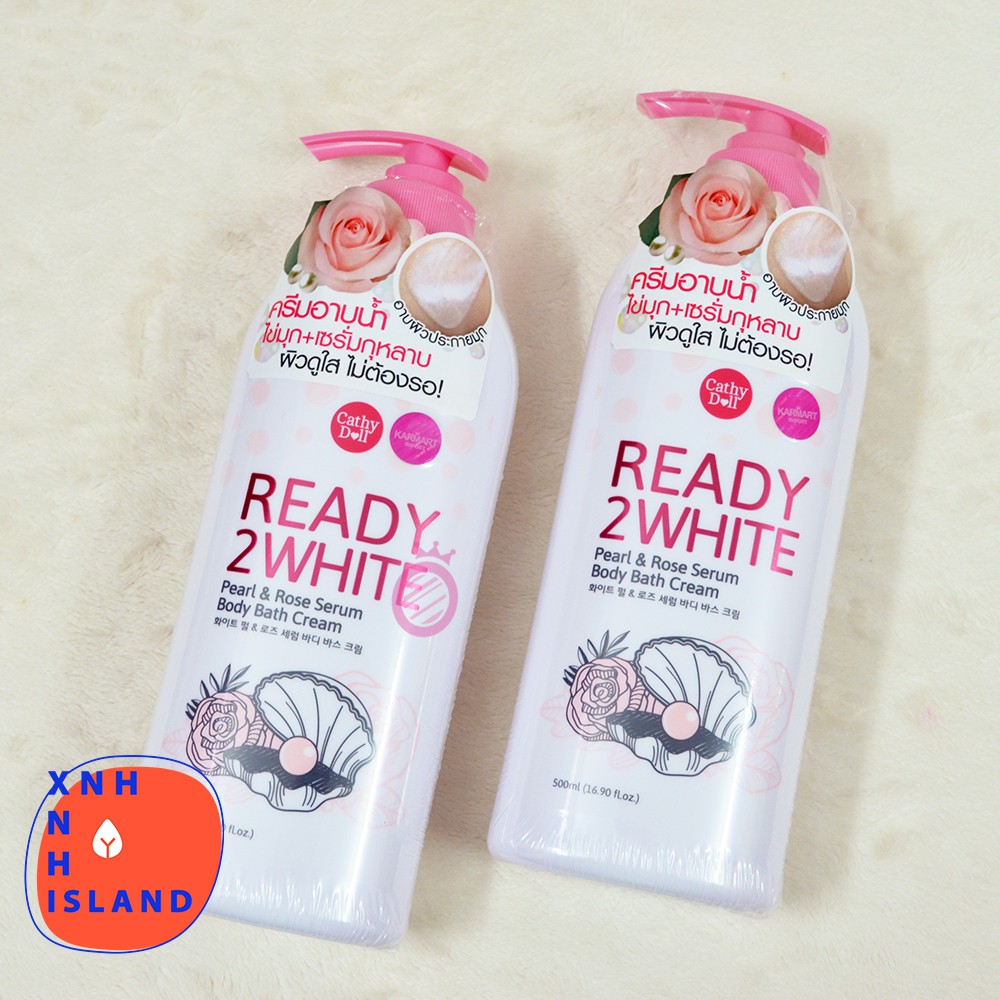 Sữa Tắm Cathy Doll Ready 2 White Pearl Rose Serum - 500ml