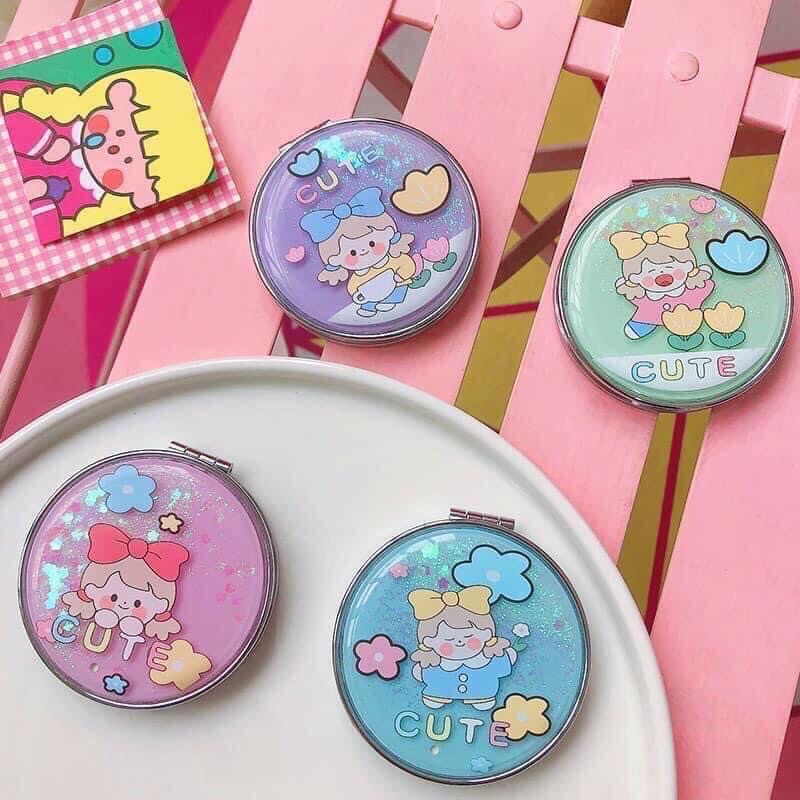 Gương nhũ hình 2 mặt