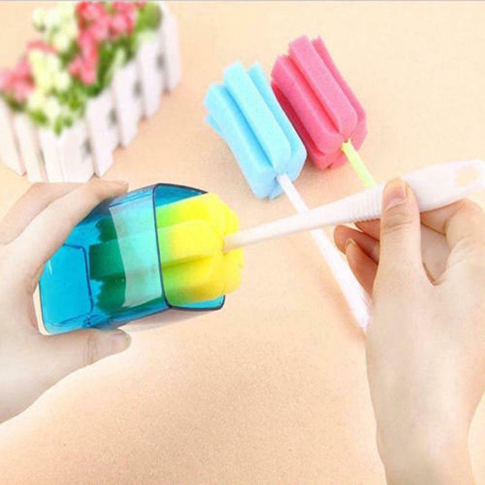 Set 5 Cọ Vệ Sinh Ly Cốc Tiện Dụng Với Đầu Xốp