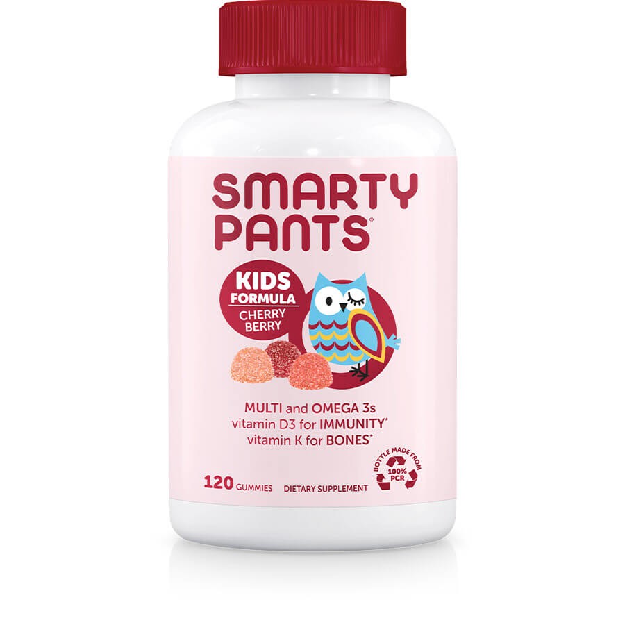 Kẹo dẻo vitamin cao cấp cho trẻ em Smarty Pants Kids hàng Mỹ - Chứng nhận Purity Award
