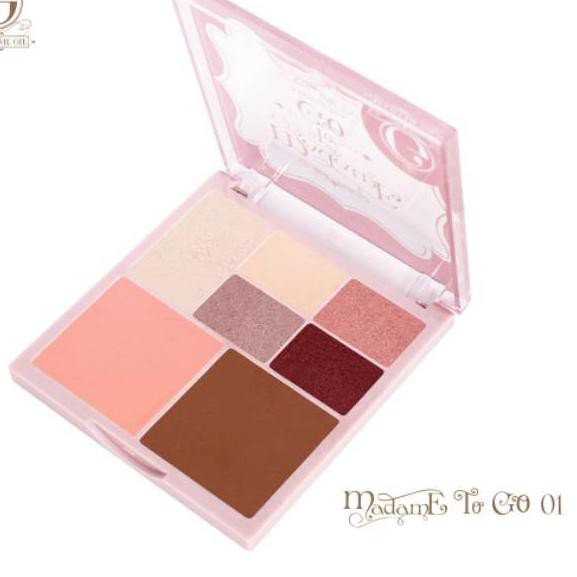 (hàng Mới Về) Bộ Dụng Cụ Trang Điểm Madam Gie To Go Cff12 | BigBuy360 - bigbuy360.vn