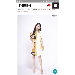 Váy sơ mi nem size 6=l