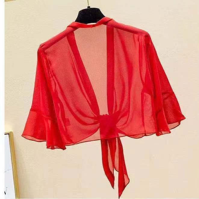 Áo Sơ Mi Chiffon Tay Ngắn Chống Nắng Thời Trang Mùa Hè Dành Cho Nữ 2021 | BigBuy360 - bigbuy360.vn
