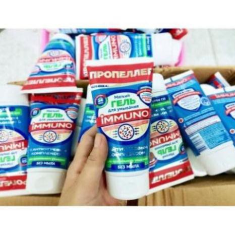 Sữa Rửa Mặt Ngừa Mụn Immuno Dạng Gel Của Nga - 150ml - Nhẹ nhàng lấy đi những nhân mụn cho da nhạy cảm | BigBuy360 - bigbuy360.vn