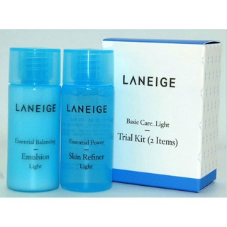 Bộ Dưỡng Da Laneige Basic Care Light Trial Kit 2 Món