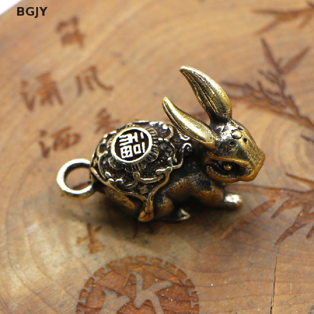 1 Bức Tượng Thỏ Hoàng Đạo Bằng Đồng Thau Trang Trí Phong Cách Trung Hoa Mới