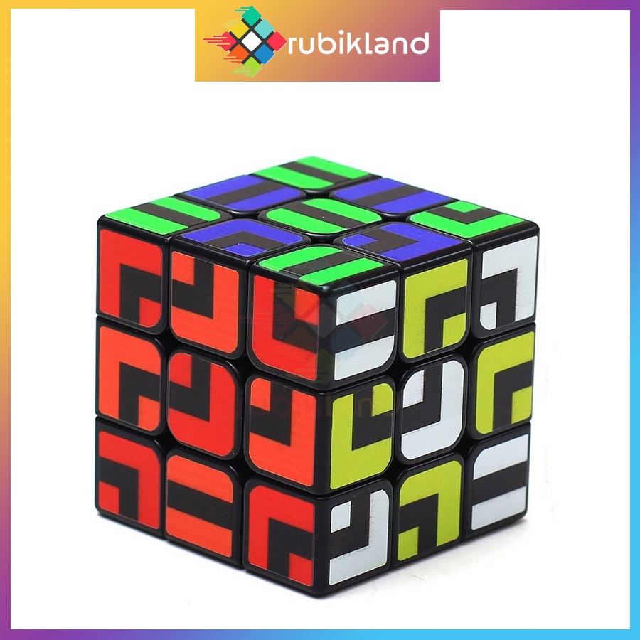 Rubik Biến Thể Z-Cube Maze Cube 3x3 Rubic Mê Cung Đồ Chơi Trí Tuệ Trẻ Em