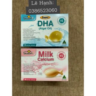 Cặp đôi canxi và dha blossom 30và 90 viên