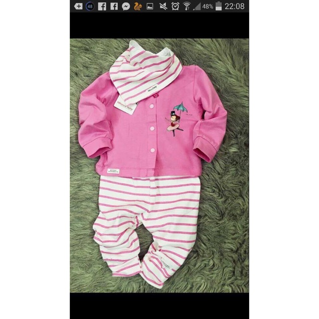 Bộ đồ Thu hàng Momma size 3,6,9,12 month.