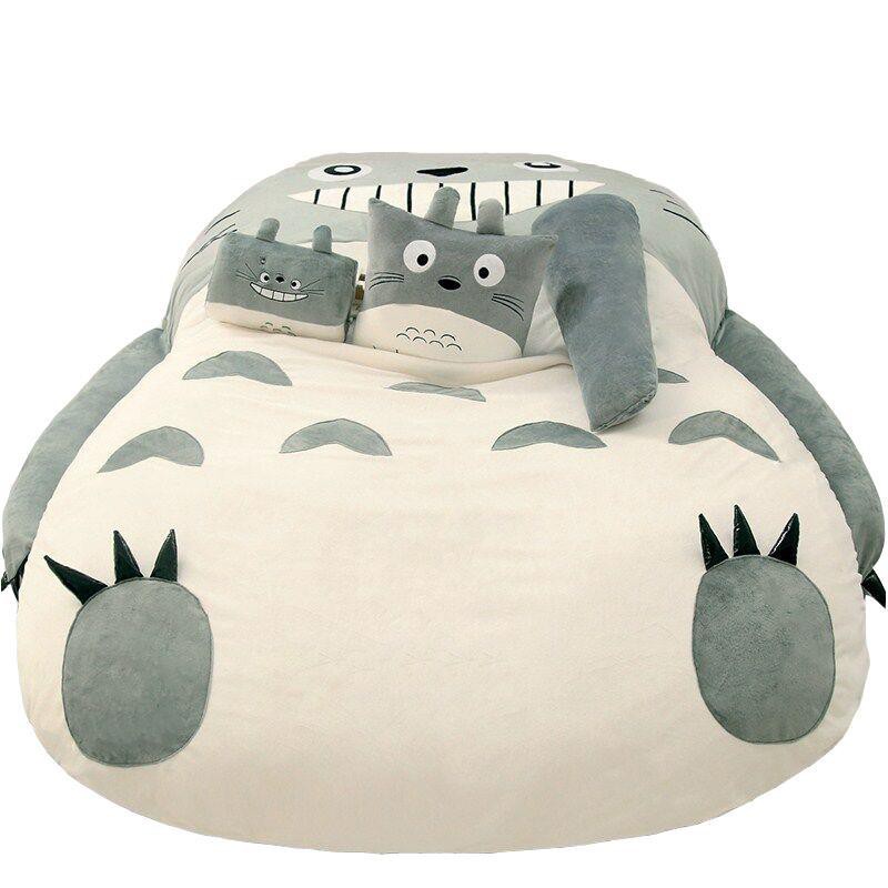 Giường lười My Neighbor Totoro sofa đơn hoạt hình nệm tatami dễ thương sáng tạo phòng ngủ nhỏ lưng ghế