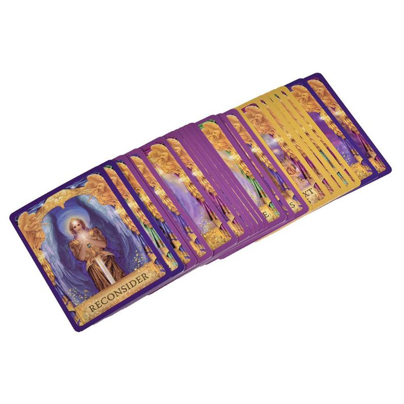 Bộ bài tarot Angel Answers 44 lá tiên tri toàn bộ tiếng anh cho tiệc bạn bè gia đình