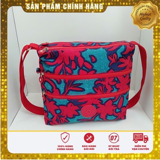 KIPLING Túi đeo chéo nữ 27cm*30cm vải dù siêu nhẹ, chống thấm nước, dễ dàng vệ sinh vết bẩn