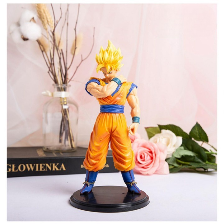 Mô hình SONGOKU vs VEGETA supper saiyan cao 20cm, mô hình dragon ball trang trí decor siêu chất, figure anime đẹp