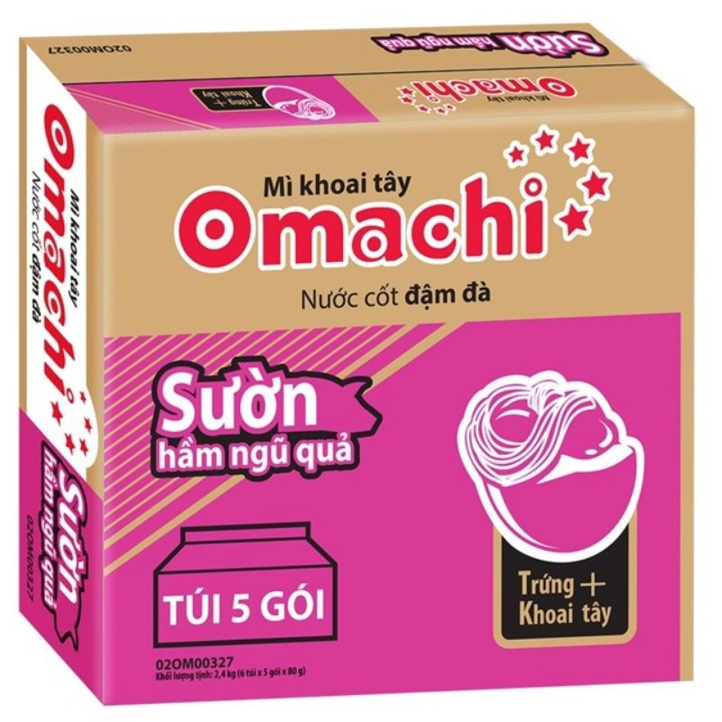 Mì Omachi sườn hầm ngũ quả