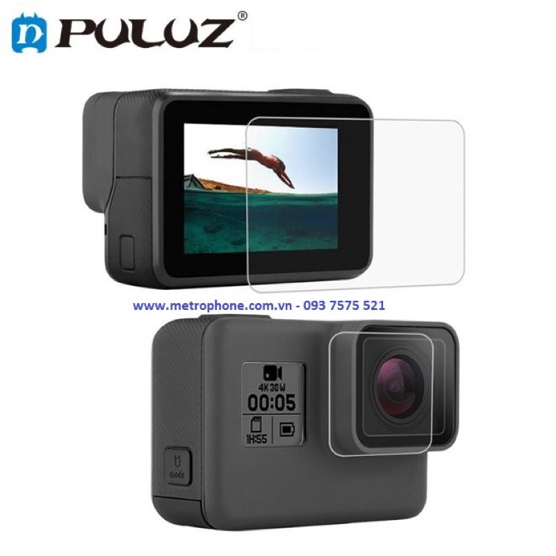 Miếng dán cường lực màn hình và miếng dán film camera cho gopro 7 / gopro 6 / gopro 5