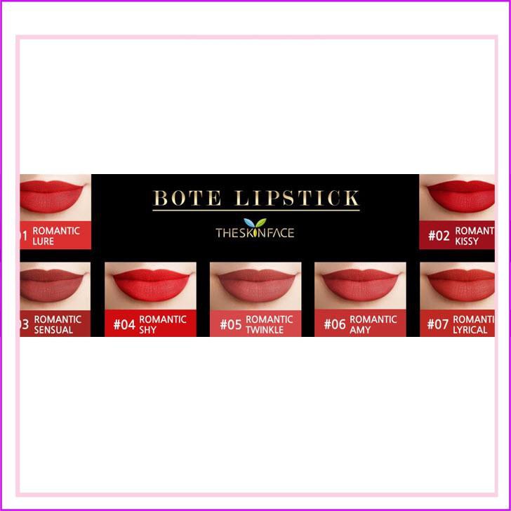 (Xả) Son thỏi The Skin Face Bote Lipstick vỏ đen