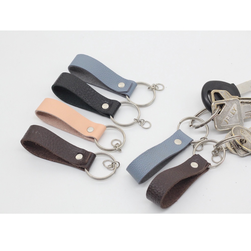 Móc Khóa Đẹp, Móc Khóa Da Bò Thật 100% Đeo Quần