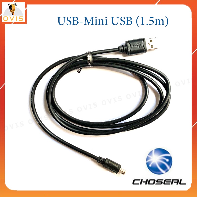 Cáp Dữ Liệu USB - Mini USB (1.5m) | Choseal Q516