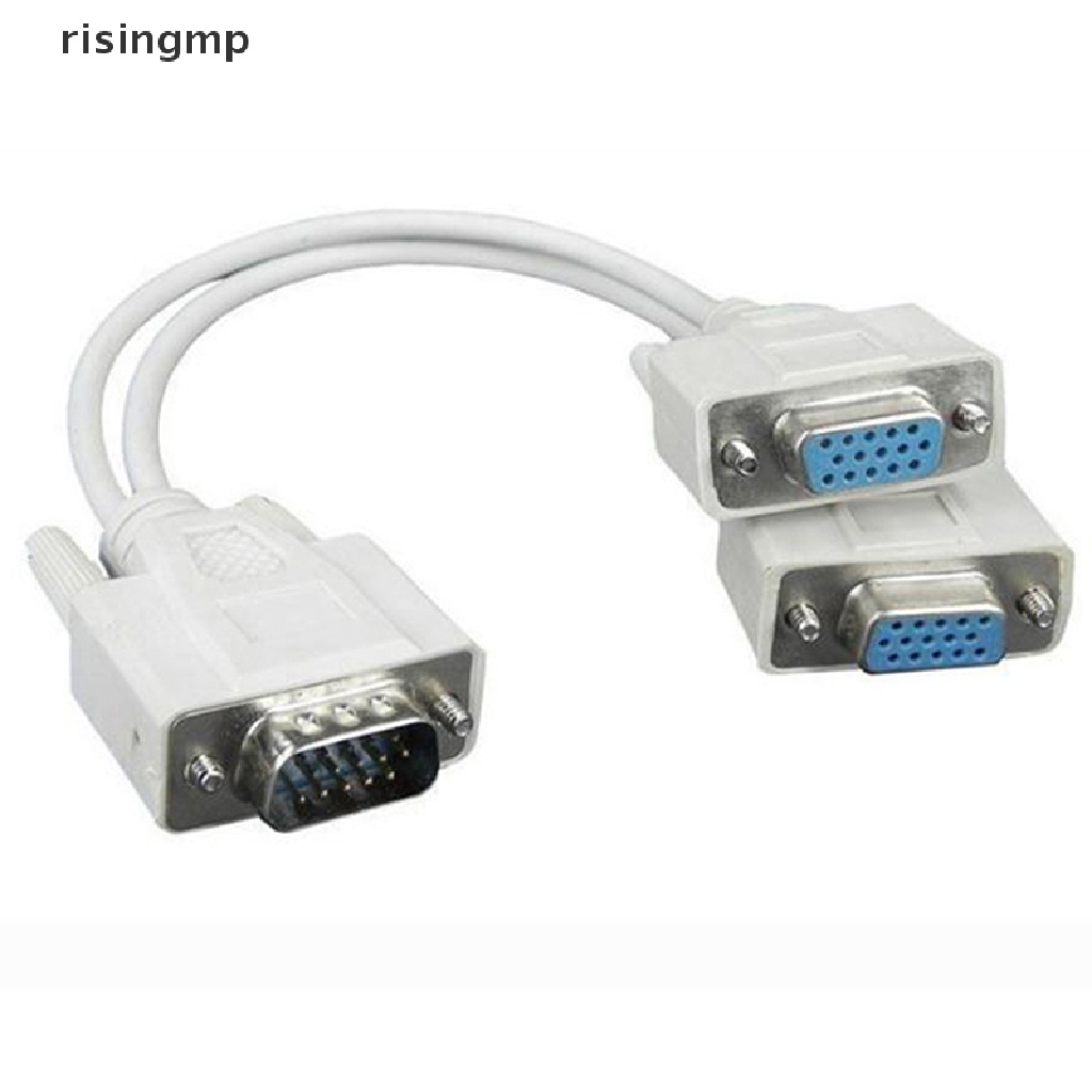 Dây Cáp Chia Cổng vga 15Pin Sang 2 vga svga Chuyên Dụng Cho Màn Hình video ♨Trên đó