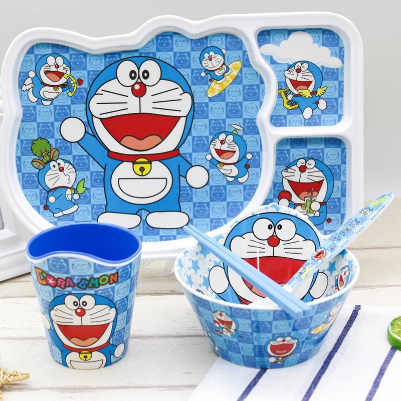 TÔ LY KHAY MUỖNG DOREMON DORAEMON