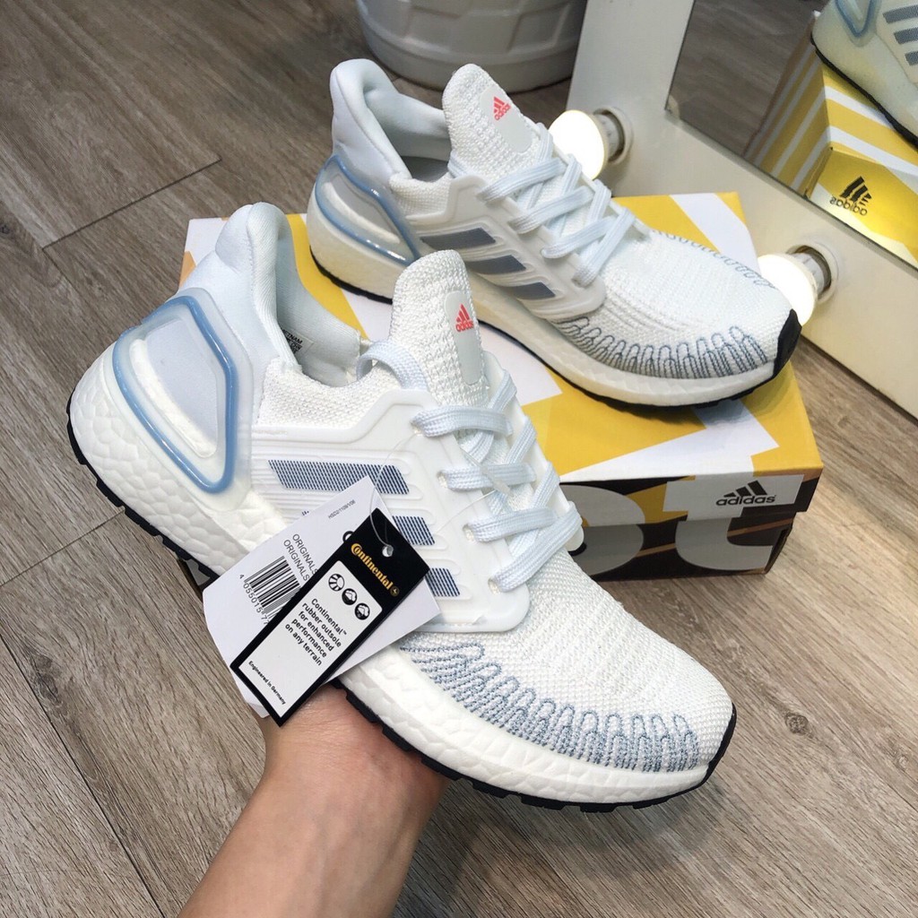 Giày Adidas Ultraboost 6.0 Trắng Sọc Xám - 1.1 + Tặng Thêm 1 bộ dây + Full Box + Full Bill + Full Phụ Kiện | BigBuy360 - bigbuy360.vn