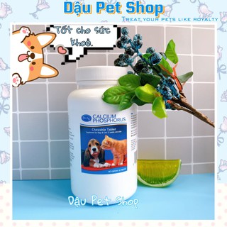 [Lọ 50 Viên] Calcium Photphorus Canxi Mỹ cho thú cưng
