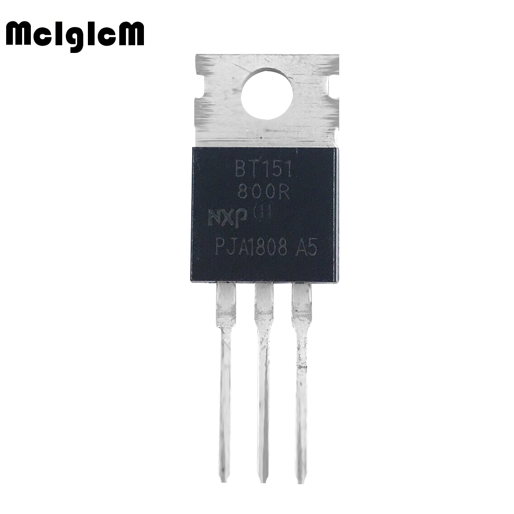 Set 10 chỉnh lưu silic TO-220 BT151-800R BT151 12A 800V có điều khiển