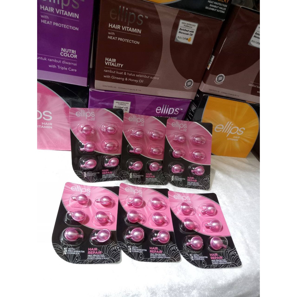 Vitamin Dưỡng Tóc Ellips (Vỉ 6 viên)