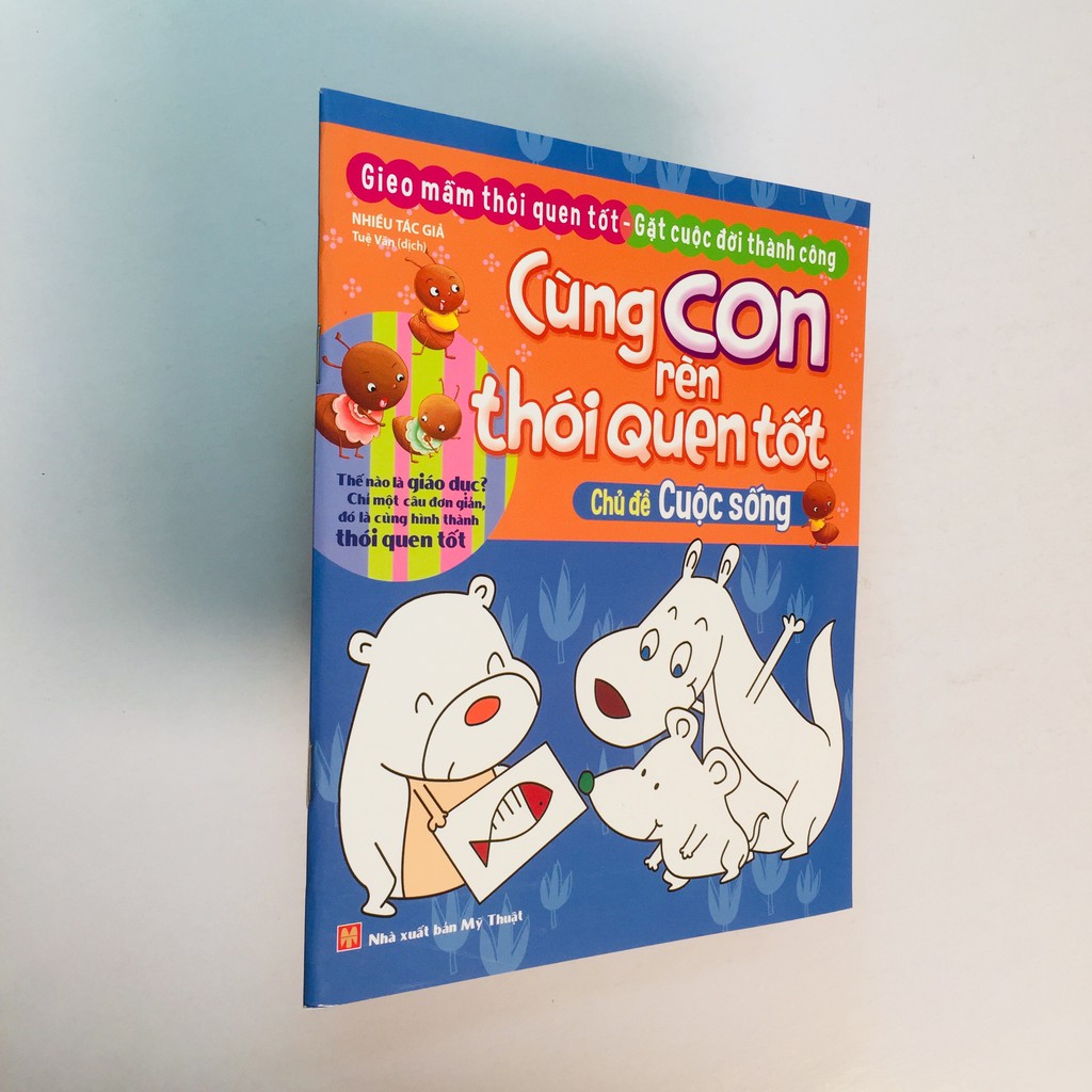 Sách - Cùng con rèn thói quen tốt - trọn bộ 10 cuốn