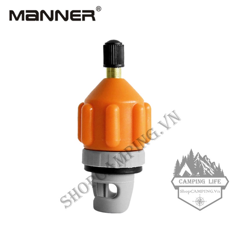 Bộ chuyển đổi van bơm sup,van bơm hơi ván đứng, xuồng hơi đi biển, du lịch cắm trại dã ngoại - Camping VietNam