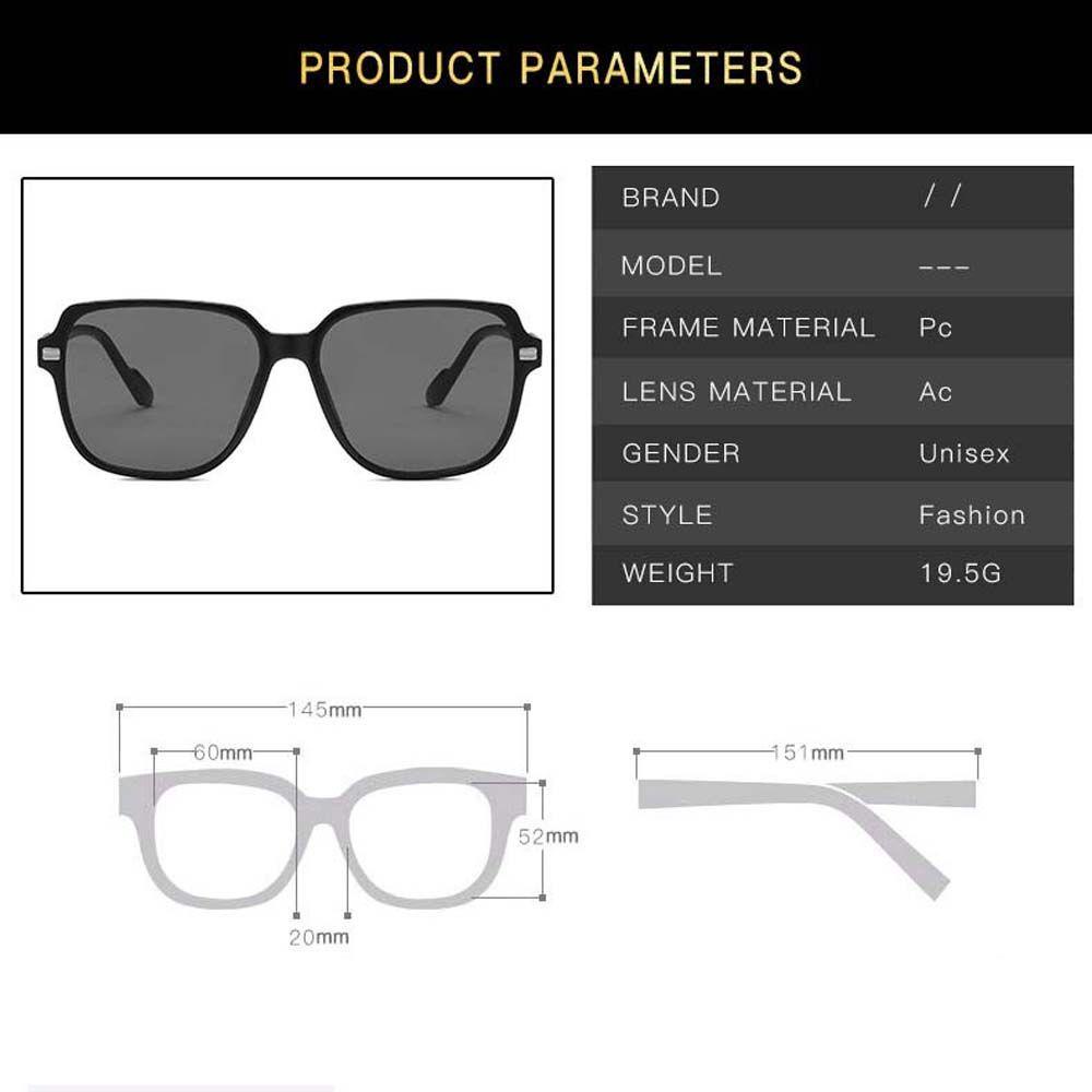 Kính Râm Hàn Quốc WMES15H Gọng Lớn In Họa Tiết Da Báo Phong Cách Vintage Sang Trọng Cho Nữ