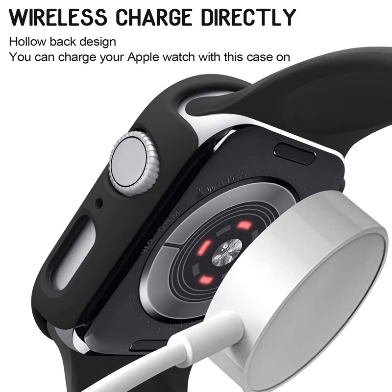 Ốp bảo vệ đồng hồ cao cấp cho Apple Watch 38mm 42mm 40mm 44mm iWatch SE 6 5 4 3 2 1