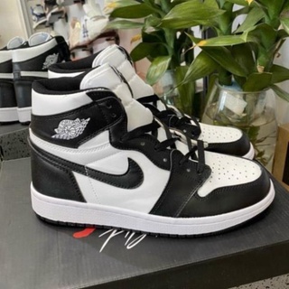 Giày jordan panda giày thể thao jordan cao cổ đen trắng full box, giày sneaker air 𝐉𝐎𝐑𝐃𝐀𝐍 𝟏 nâu