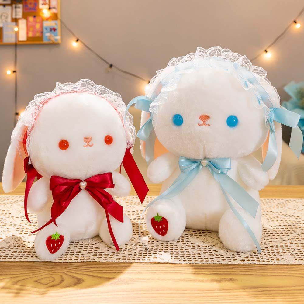 Thỏ Nhồi Bông Chất Liệu Cotton Mềm Mại Trang Trí Nhà Cửa